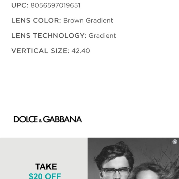 Dolce and Gabanna NWT women’s sunglasses main image 12